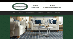 Desktop Screenshot of carpetconceptscleaning.com